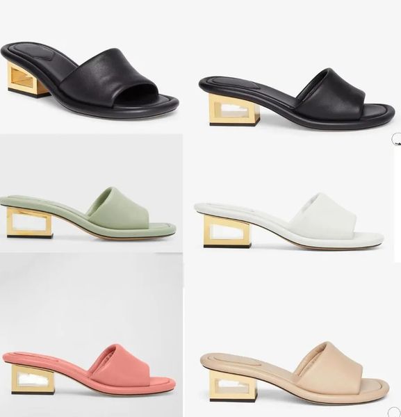 luxury women sandal slipper heel with gold heel baguette nude black nappa leather slides sculptural heel f-baguette motif comfort shoes with
luxury women sandal slipper heel with gold heel baguette nude black nappa leather slides sculptural heel f-baguette motif comfort shoes with