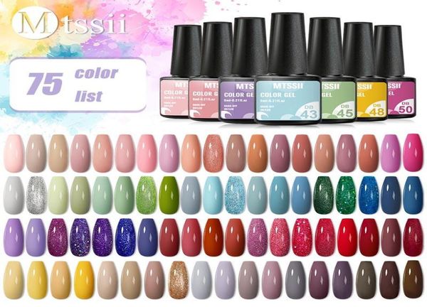 

mtssii 30pcs gel nail polish set multicolor semi permanent long lasting soak off uv varnish art hybrid2023066, Red;pink