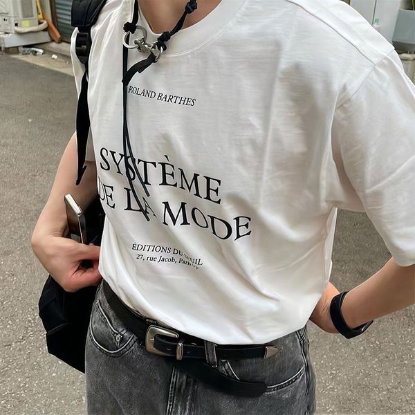 2023ss fashion brand 032c oversized letter t-shirt casual loose women's t-shirt letter slogan printed minimalist cotton t-shirts, White;black
2023ss fashion brand 032c oversized letter t-shirt casual loose women's t-shirt letter slogan printed minimalist cotton t-shirts, White;black