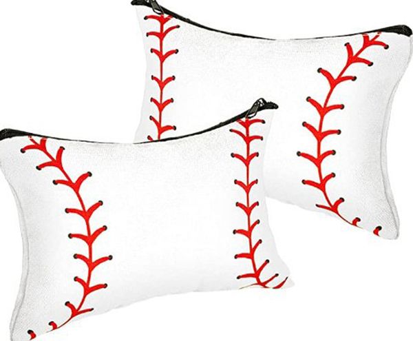 10pcs cosmetic bags canvas yellow white baseball zipper travel storage bag
10pcs cosmetic bags canvas yellow white baseball zipper travel storage bag