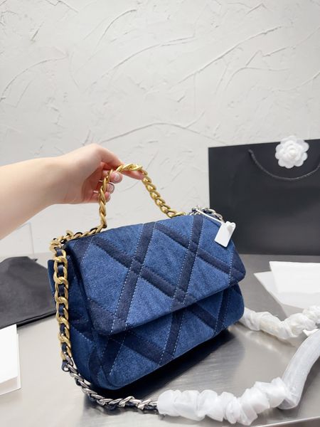 tz blue denim 19 bags small quilted flap purse luxury designer womens crossbody shoulder gold tone metal thick strap chian bag gabrielle cla
tz blue denim 19 bags small quilted flap purse luxury designer womens crossbody shoulder gold tone metal thick strap chian bag gabrielle cla
