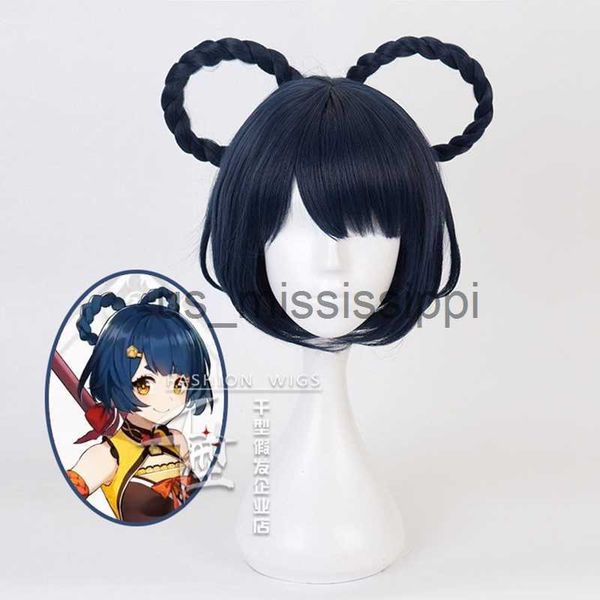 cosplay wigs game genshin impact project dark blue wig xiangling cosplay wig role play powder halloween 30cm x0630, Black
cosplay wigs game genshin impact project dark blue wig xiangling cosplay wig role play powder halloween 30cm x0630, Black