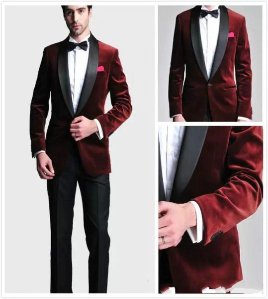 burgundy velvet slim fit groom tuxedos wedding suits custom made groomsmen man prom suits black pants two pieces2317150, Black;gray
burgundy velvet slim fit groom tuxedos wedding suits custom made groomsmen man prom suits black pants two pieces2317150, Black;gray