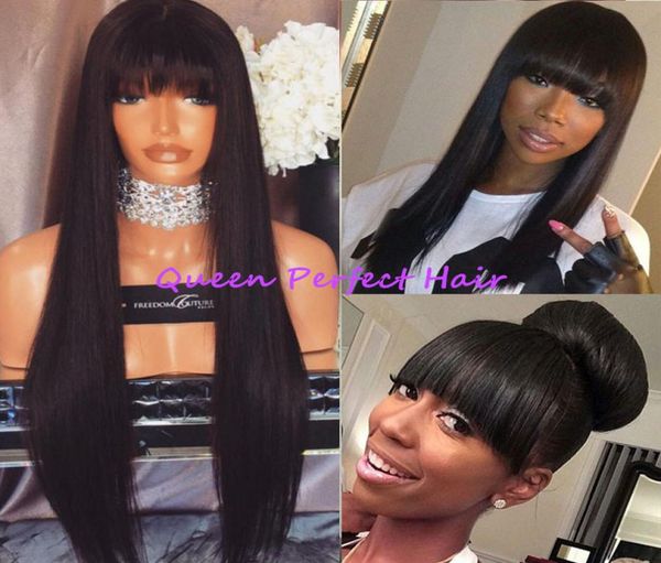 whole natural black long silky straight wigs with baby hair full bangs heat resistant glueless synthetic none lace wigs for bl9401333
whole natural black long silky straight wigs with baby hair full bangs heat resistant glueless synthetic none lace wigs for bl9401333