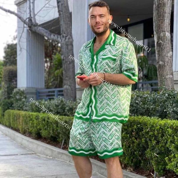 2022ss new casablanca hawaiian grassland green beach shorts casual pants short sleeves sets5ayj, White;black
2022ss new casablanca hawaiian grassland green beach shorts casual pants short sleeves sets5ayj, White;black