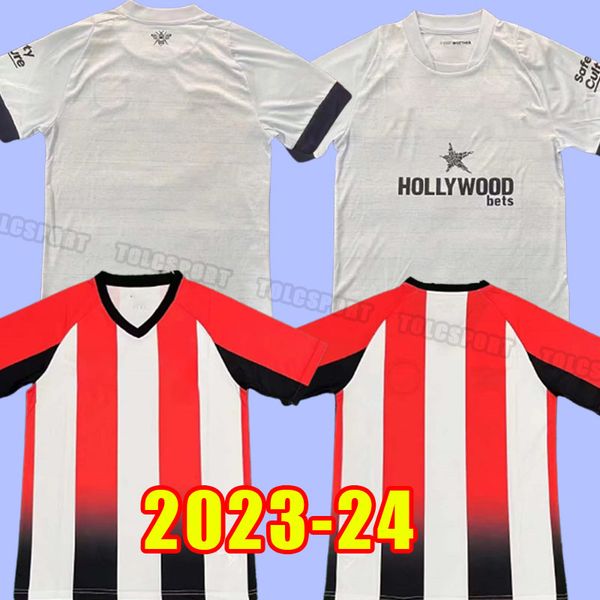 23 24 brentfords home soccer jerseys 2023 2024 toney mbeumo henry second red football shirts maillots de football camisetas de futbol, Black;yellow
23 24 brentfords home soccer jerseys 2023 2024 toney mbeumo henry second red football shirts maillots de football camisetas de futbol, Black;yellow