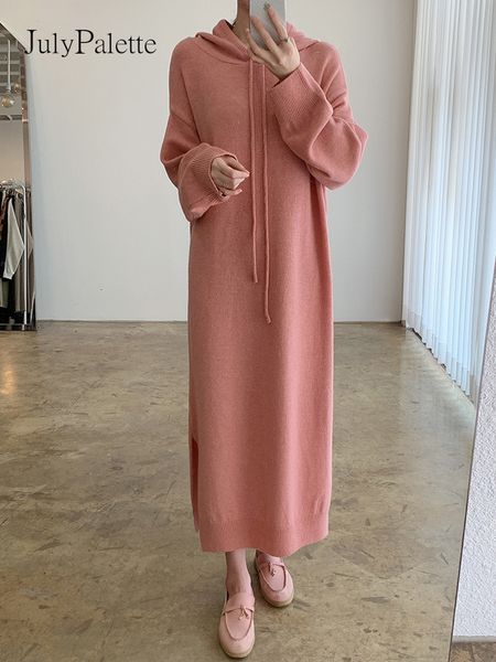 basic casual dresses julypalette loose women full sleeve sweater dress solid split hoodies female knit fall winter oversize long 230628, Black;gray
basic casual dresses julypalette loose women full sleeve sweater dress solid split hoodies female knit fall winter oversize long 230628, Black;gray