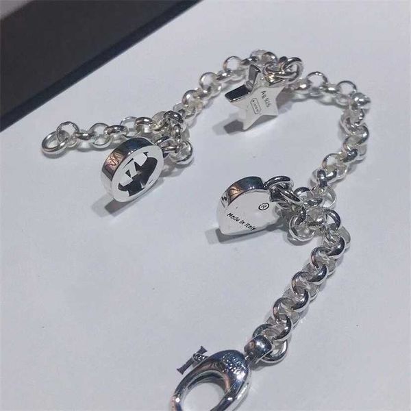 2023 gujia star love tassel all body sterling silver 925 simple bracelet network red ins same style, Black
2023 gujia star love tassel all body sterling silver 925 simple bracelet network red ins same style, Black