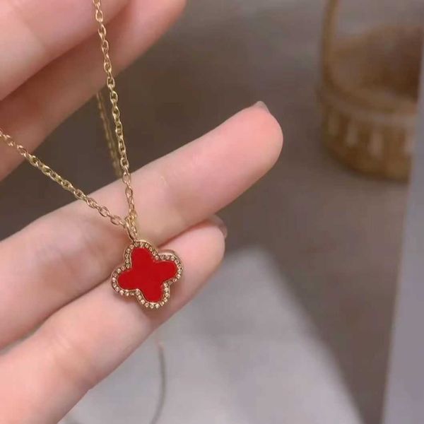 van clover necklace designer 925 four-leaf clover pendant collarbone chain multicoloured temperament gift for girlfriend, Silver
van clover necklace designer 925 four-leaf clover pendant collarbone chain multicoloured temperament gift for girlfriend, Silver