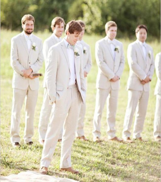 tailored ivory linen men suits for wedding groom tuxedos beige men blazer casual jacket 3 piece slim fit terno masculino groo5584891, Black;gray
tailored ivory linen men suits for wedding groom tuxedos beige men blazer casual jacket 3 piece slim fit terno masculino groo5584891, Black;gray