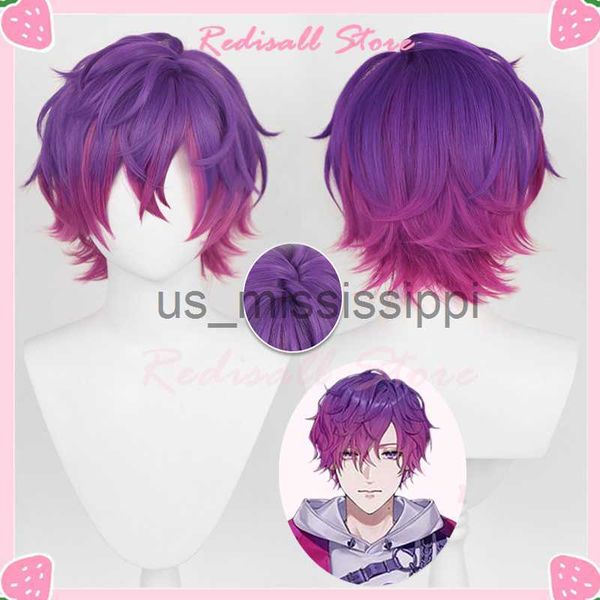 cosplay wigs 2022 vtuber uki violeta cosplay wig noctyx short gradient purple synthetic zigzag scalp heat resistant hair men women x0630, Black
cosplay wigs 2022 vtuber uki violeta cosplay wig noctyx short gradient purple synthetic zigzag scalp heat resistant hair men women x0630, Black