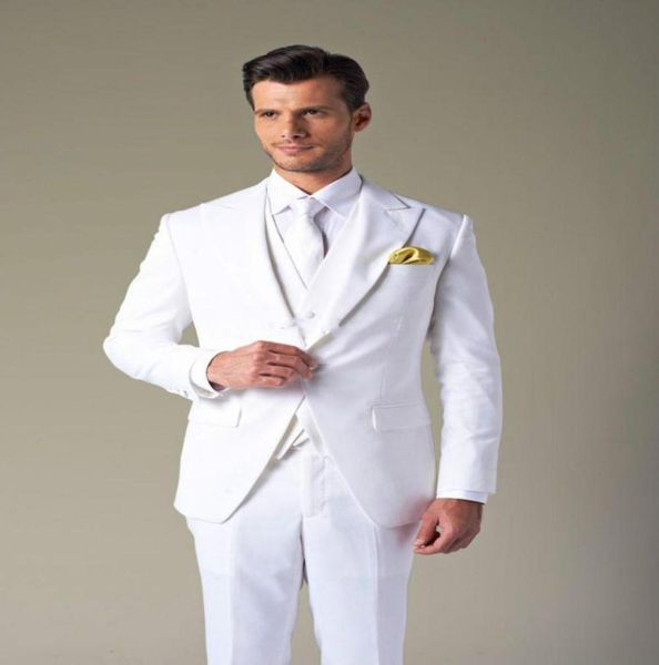 2018 back vent white one button peak lapel groom tuxedos groomsmen man suit men wedding suits bridegroom jacketpantsvestt2059057, Black;gray
2018 back vent white one button peak lapel groom tuxedos groomsmen man suit men wedding suits bridegroom jacketpantsvestt2059057, Black;gray