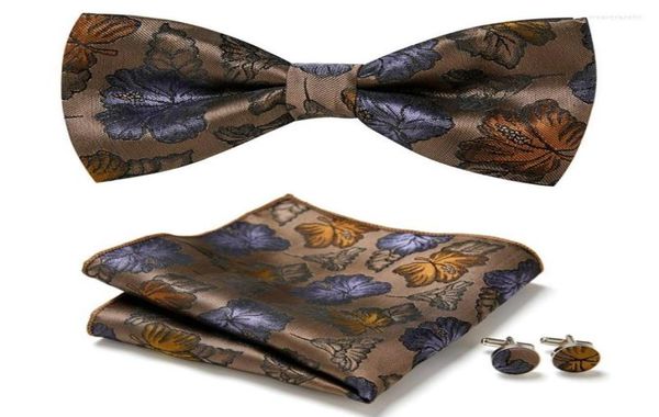 bow ties quality bowties for wedding mens floral color two layer tie and pocket square cufflinks set1703266, Black;gray
bow ties quality bowties for wedding mens floral color two layer tie and pocket square cufflinks set1703266, Black;gray