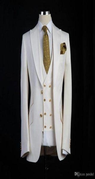 classic style groom tuxedos big pesked lapel groomsman suit white blazer as wedding suit custom made man suit jacketpantsvest6943596, Black;gray
classic style groom tuxedos big pesked lapel groomsman suit white blazer as wedding suit custom made man suit jacketpantsvest6943596, Black;gray