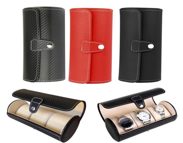 luxury watch display gift box case roll 3 slot wristwatch necklace bracelet jewelry pu leather box storage travel pouch5590335, Black;blue
luxury watch display gift box case roll 3 slot wristwatch necklace bracelet jewelry pu leather box storage travel pouch5590335, Black;blue