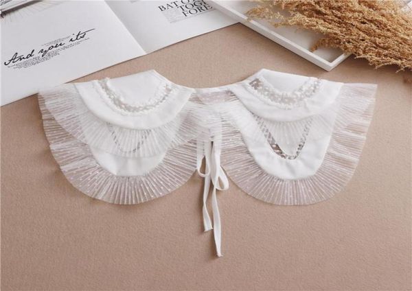 bow ties women embroidery hollow lace flower neckline neckwear tie bandage fake collar detachable false removable lapel blouse 585339, Black;gray
bow ties women embroidery hollow lace flower neckline neckwear tie bandage fake collar detachable false removable lapel blouse 585339, Black;gray