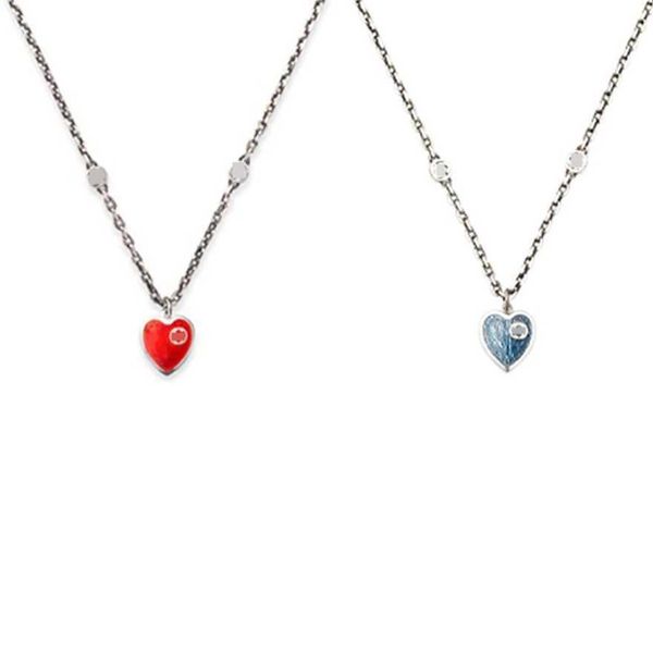 2023 fashion commuting gujia 925 sterling silver heart enamel couple necklace g family love sweet versatile collar chain
2023 fashion commuting gujia 925 sterling silver heart enamel couple necklace g family love sweet versatile collar chain