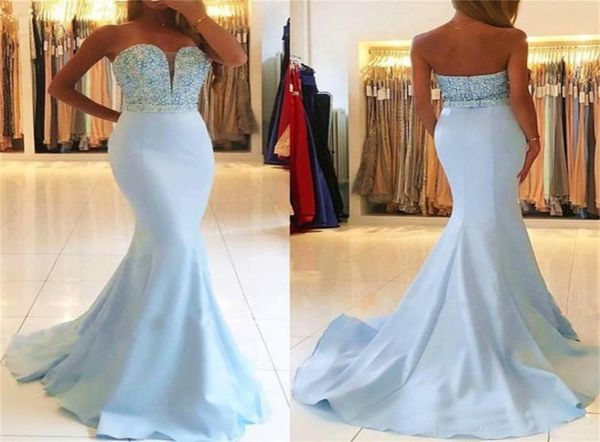 light blue rhinestones sleeveless sash satin bridesmaid prom dresses plus size sweetheart mermaid evening dresses2602859, Black
light blue rhinestones sleeveless sash satin bridesmaid prom dresses plus size sweetheart mermaid evening dresses2602859, Black