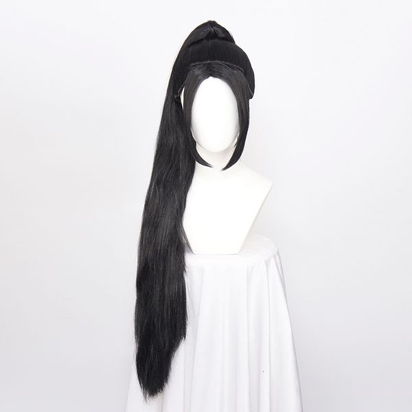 synthetic s ccutoo valorant sage cosplay long black women with removable tail hair heat resistant halloween 230629
synthetic s ccutoo valorant sage cosplay long black women with removable tail hair heat resistant halloween 230629