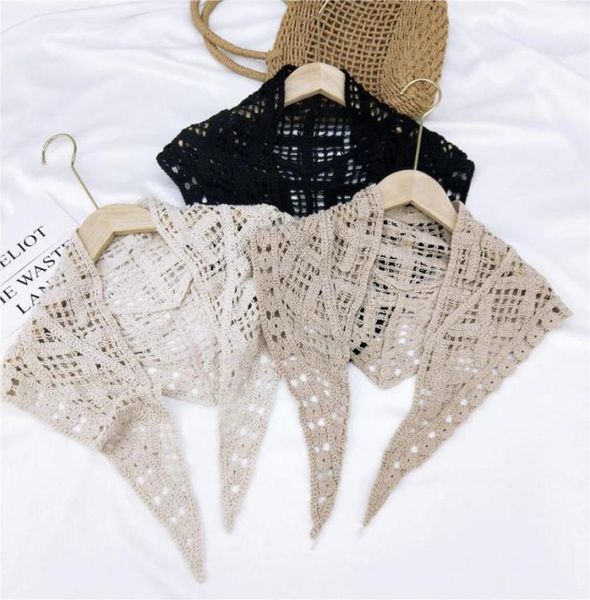 bow ties women triangle scarf false shirt collar hollow out crochet fake collars blouse sweater neckline detachable laceup decor7616674, Black;gray
bow ties women triangle scarf false shirt collar hollow out crochet fake collars blouse sweater neckline detachable laceup decor7616674, Black;gray