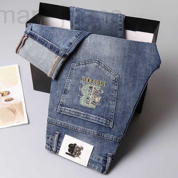 men's jeans designer spring new men's trousers european fashion brand jeans slim-fit pants elastic thin d7lm, Blue
men's jeans designer spring new men's trousers european fashion brand jeans slim-fit pants elastic thin d7lm, Blue