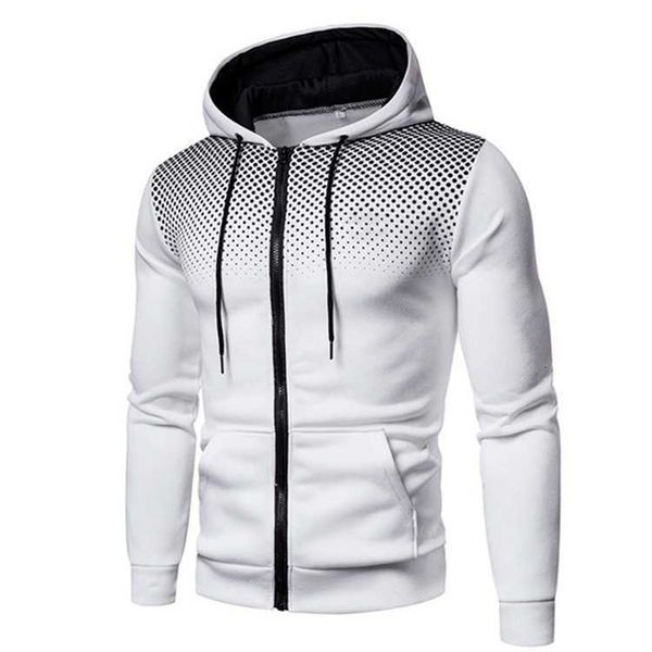 autumn and winter new zipper men's fashion casual cardigan hooded sweater printed youth jacket, Black
autumn and winter new zipper men's fashion casual cardigan hooded sweater printed youth jacket, Black