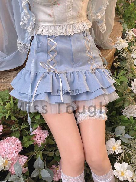 japanese kawaii lolita mini skirt women summer blue lace elegant fairy skirt high waist bandage korean sweet skirt 2022 new l230621, Black
japanese kawaii lolita mini skirt women summer blue lace elegant fairy skirt high waist bandage korean sweet skirt 2022 new l230621, Black