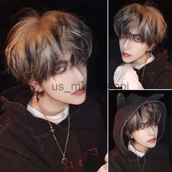 cosplay wigs beautyenter fashion men's short wig flax brown hair synthetic wig with bangs men ladies boys cosplay costume anime hallowe, Black
cosplay wigs beautyenter fashion men's short wig flax brown hair synthetic wig with bangs men ladies boys cosplay costume anime hallowe, Black