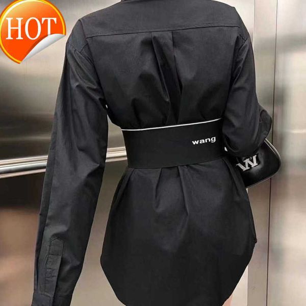 aw womens casual dress wang designer shirt dress fashion women a-line longuette high sense women waist slimming shirtdress, White
aw womens casual dress wang designer shirt dress fashion women a-line longuette high sense women waist slimming shirtdress, White