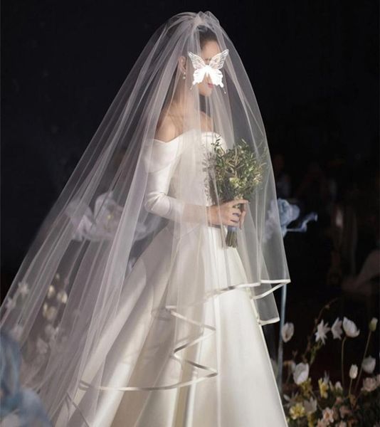 bridal veils real po 15m35m soft whiteivory two layer wedding veil ribbon edge mantilla of bride veu de noiva ts0069826091, Black
bridal veils real po 15m35m soft whiteivory two layer wedding veil ribbon edge mantilla of bride veu de noiva ts0069826091, Black