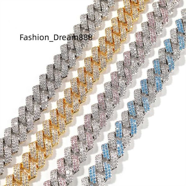 13mm cuban chains sparkling zc rock brass cubic zirconia necklace men's and women's jewelry gifts, Silver
13mm cuban chains sparkling zc rock brass cubic zirconia necklace men's and women's jewelry gifts, Silver