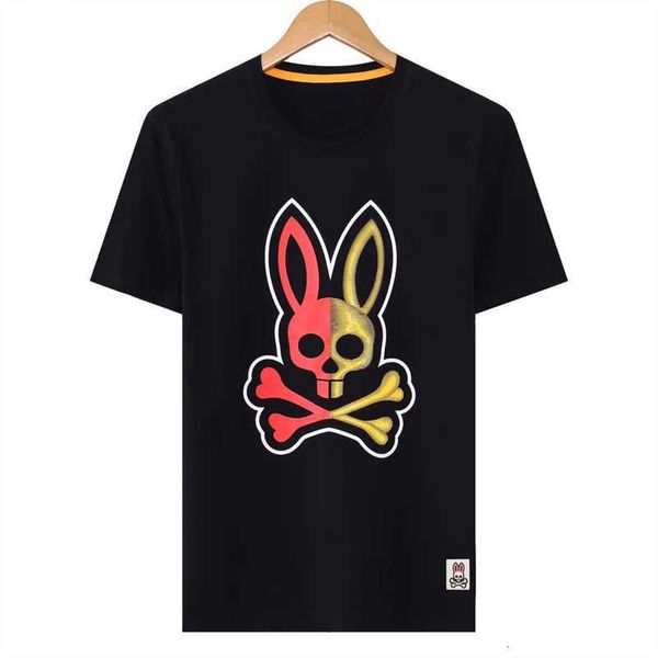 new 23 psychos shirts fashion bunnys brand cartoon t shirt skull rabbit print embroidered t-shirt men's casual cotton tees versatile g4, White;black
new 23 psychos shirts fashion bunnys brand cartoon t shirt skull rabbit print embroidered t-shirt men's casual cotton tees versatile g4, White;black