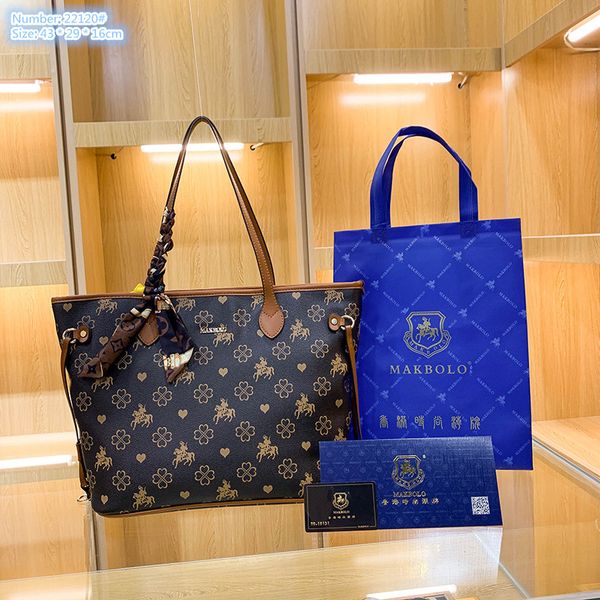 wholesale brand ladies shoulder bags with large capacity and thick leather tote bag exquisite and elegant retro printed handbag with sweet b
wholesale brand ladies shoulder bags with large capacity and thick leather tote bag exquisite and elegant retro printed handbag with sweet b
