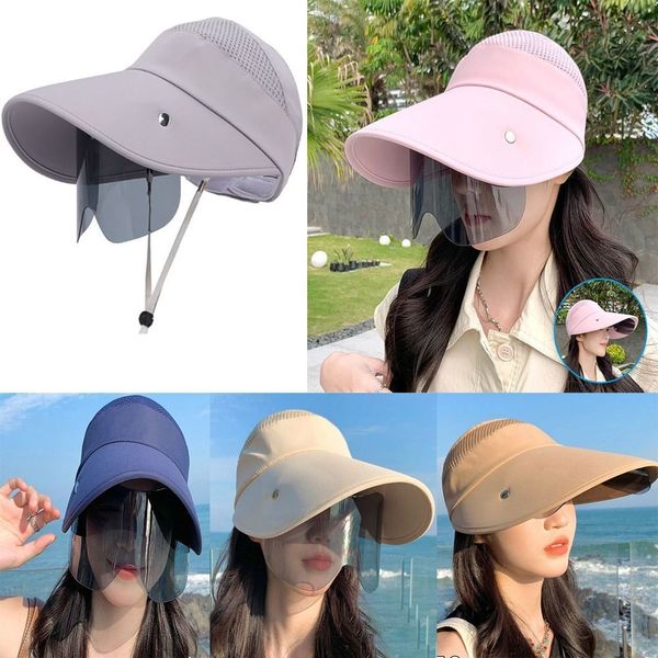 visors women lady girl fishing caps sunglasses sunscreen outdoor antiuv beach hat sports cap empty sun hats 230627, Blue;gray
visors women lady girl fishing caps sunglasses sunscreen outdoor antiuv beach hat sports cap empty sun hats 230627, Blue;gray
