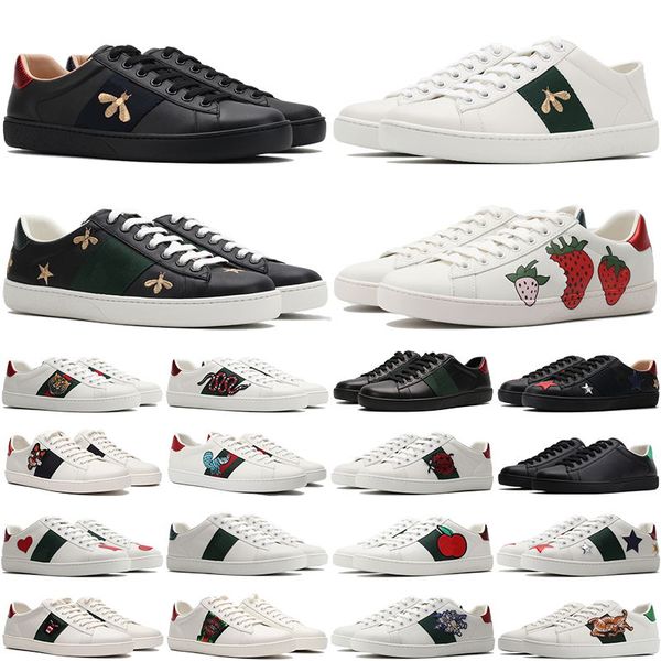 luxury sneaker ace bee embroidered dress shoes designer printed leather sneakers men women low plate-forme trainer white flat platform shoe, Black
luxury sneaker ace bee embroidered dress shoes designer printed leather sneakers men women low plate-forme trainer white flat platform shoe, Black
