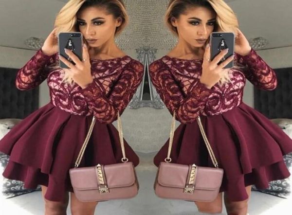 2019 short burgundy homecoming dress a line long sleeves juniors sweet 15 graduation cocktail party dress plus size custom m3489419, Blue;pink
2019 short burgundy homecoming dress a line long sleeves juniors sweet 15 graduation cocktail party dress plus size custom m3489419, Blue;pink