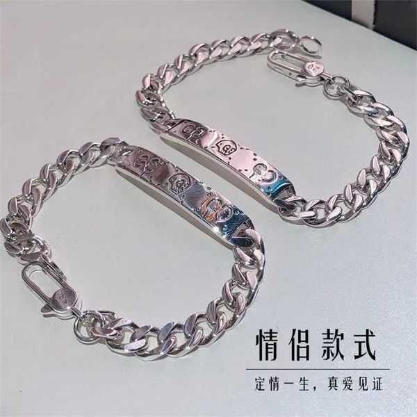 2023 gujia 925 silver star same skull head bracelet street made old style couple handicrafts essential for men, Black
2023 gujia 925 silver star same skull head bracelet street made old style couple handicrafts essential for men, Black
