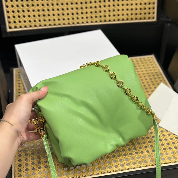 green cloud bag chain bag flap crossbody shoulder bags purse designer goose down filling quilted bag pleated luxury bag gold hardware buckle
green cloud bag chain bag flap crossbody shoulder bags purse designer goose down filling quilted bag pleated luxury bag gold hardware buckle