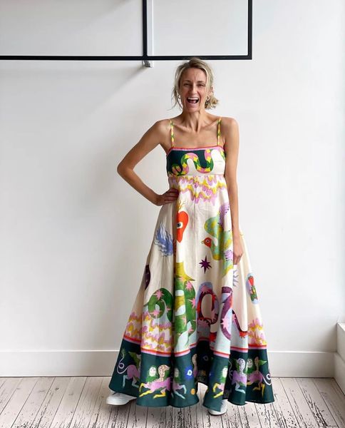 basic & casual dresses australian designer dress 2023 spring/summer seeker chases the sun series positioning print strap long dress, White
basic & casual dresses australian designer dress 2023 spring/summer seeker chases the sun series positioning print strap long dress, White