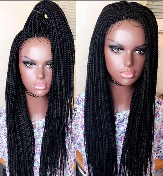 part brazilian hair braided box braids wig long black hair synthetic lace front wigs for women heat resistant cosplay lace wi5795224, Black;brown
part brazilian hair braided box braids wig long black hair synthetic lace front wigs for women heat resistant cosplay lace wi5795224, Black;brown