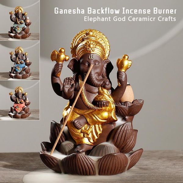 dresses ganesha backflow incense burner elephant god emblem auspicious and success ceramic cone censer home decor incense stick holder, White;black
dresses ganesha backflow incense burner elephant god emblem auspicious and success ceramic cone censer home decor incense stick holder, White;black