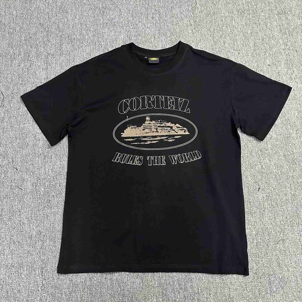 23 year new cortez demon island t-shirt short sleeve letter print high weight double yarn fashion 6 ly4i, White;black
23 year new cortez demon island t-shirt short sleeve letter print high weight double yarn fashion 6 ly4i, White;black