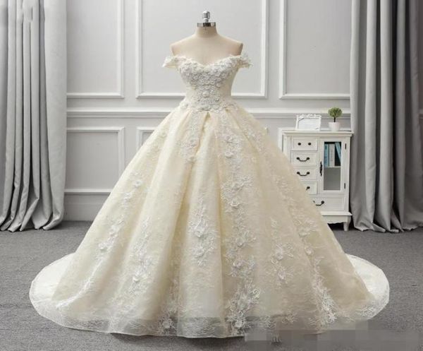 gorgeous beige wedding dresses off the shoulder lace up back chapel train hand made flowers pearls wedding gown vestido de novia9735167, White
gorgeous beige wedding dresses off the shoulder lace up back chapel train hand made flowers pearls wedding gown vestido de novia9735167, White