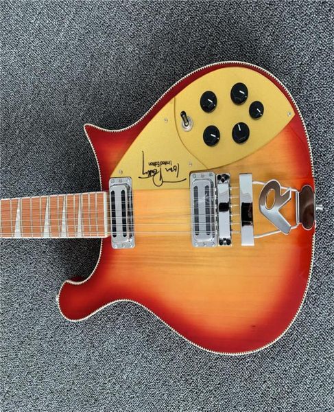 12 string guitarricken 660 electric guitarcherry red paint body with tailpiecegolden guard9753133
12 string guitarricken 660 electric guitarcherry red paint body with tailpiecegolden guard9753133