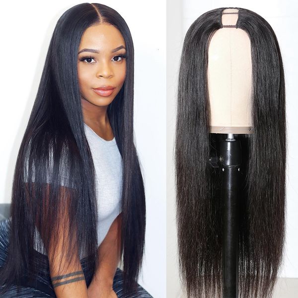 synthetic s straight u part brazilian human hair for women virgin glueless middle shape 180 density wholesale 230629, Black
synthetic s straight u part brazilian human hair for women virgin glueless middle shape 180 density wholesale 230629, Black