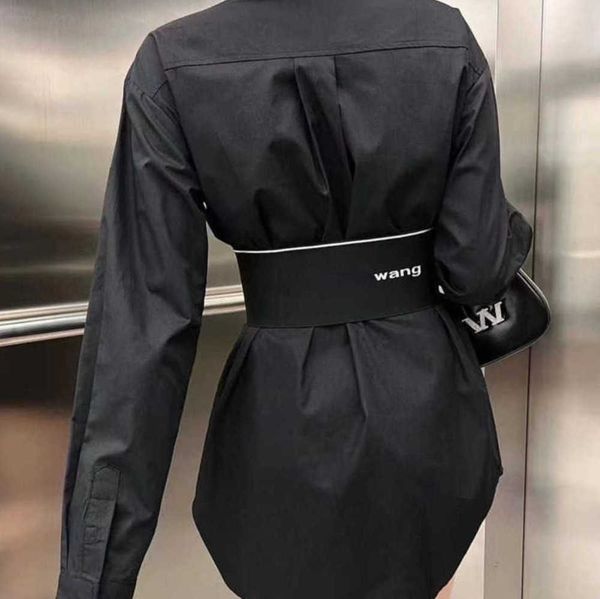 aw womens casual dress wang designer shirt dress fashion women a-line longuette breathable design high sense women waist slimming shirtdress, Black;gray
aw womens casual dress wang designer shirt dress fashion women a-line longuette breathable design high sense women waist slimming shirtdress, Black;gray