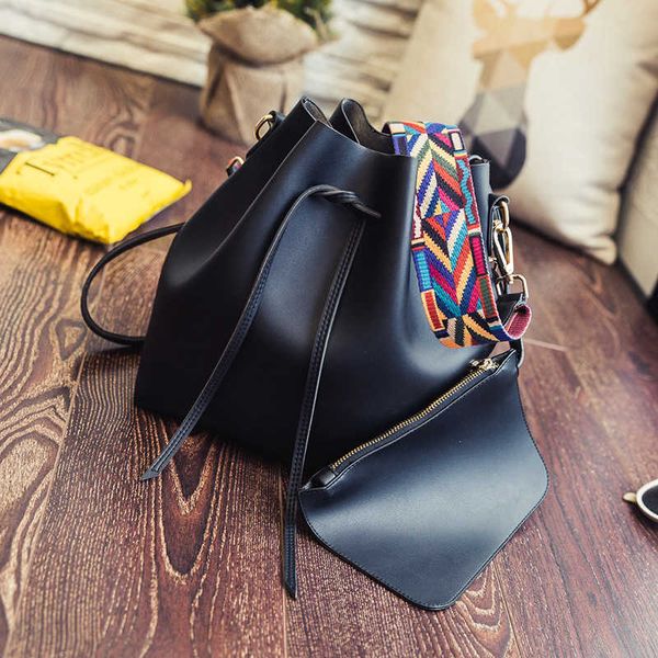 new trendy women's bag with drawstring bucket bag colorful band handheld strap one shoulder crossbody bag
new trendy women's bag with drawstring bucket bag colorful band handheld strap one shoulder crossbody bag