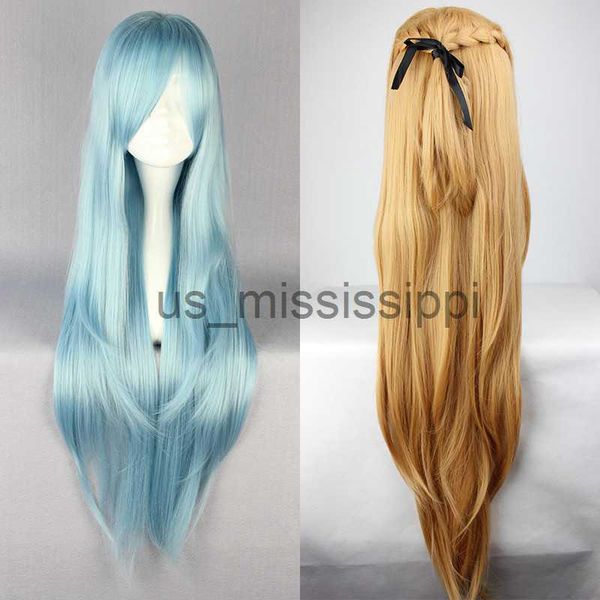 cosplay wigs sword art online sao asuna yuuki yuki long blue and brown heat resistant hair cosplay costume wig wig cap x0630, Black
cosplay wigs sword art online sao asuna yuuki yuki long blue and brown heat resistant hair cosplay costume wig wig cap x0630, Black