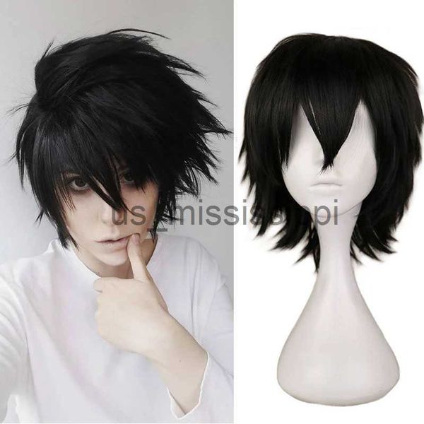 cosplay wigs anime death note l cos wig mens llawliet heat resistant hair pelucas cosplay costume hair wig cap x0630, Black
cosplay wigs anime death note l cos wig mens llawliet heat resistant hair pelucas cosplay costume hair wig cap x0630, Black