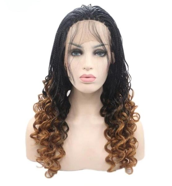 ombre brown hair short curly braids wig 16quot africa women style box braid wig full synthetic lace front wigs with3932722, Black
ombre brown hair short curly braids wig 16quot africa women style box braid wig full synthetic lace front wigs with3932722, Black
